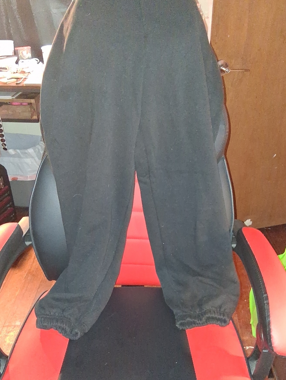 No Boundaries Black Kids Sweatpants with Elastic Cuffs